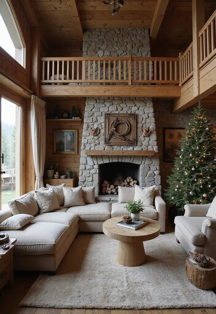 27 Chalet Living Room Ideas That Feel Cozy and Mountain Inspired - 21. Alpine-Inspired Decor