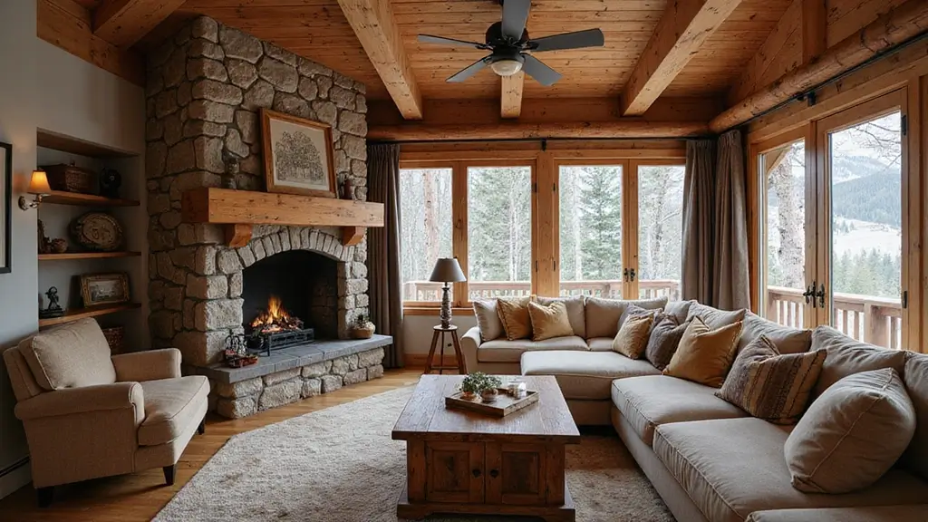 27 Chalet Living Room Ideas That Feel Cozy and Mountain Inspired