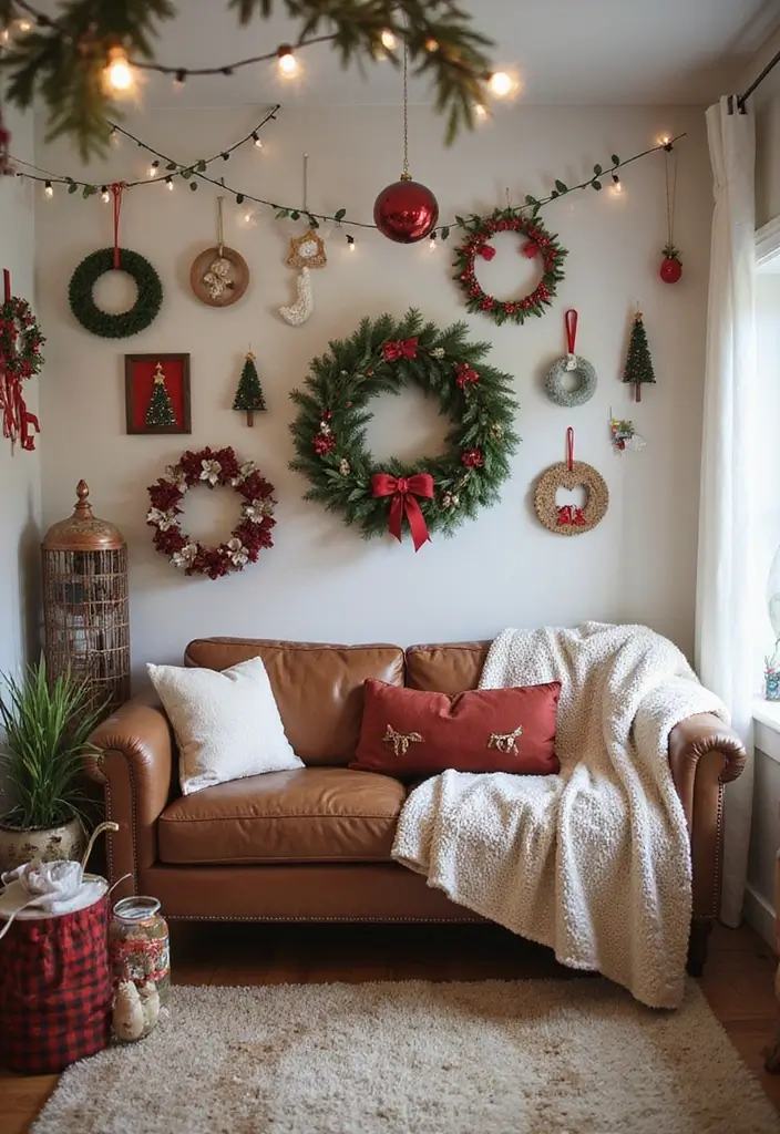 27 Christmas Decorated Living Room Ideas That Feel Magical - 6. DIY Christmas Crafts