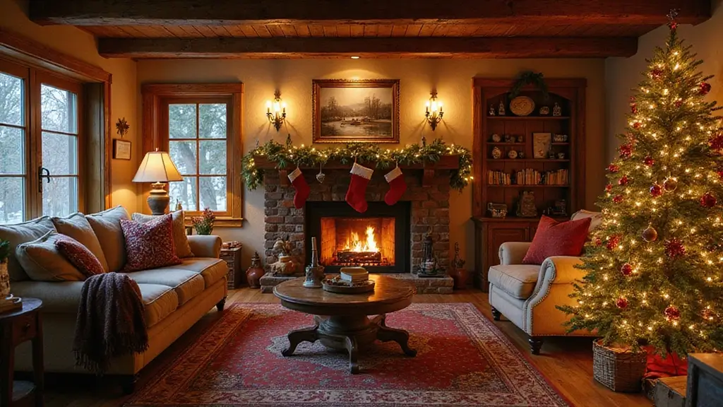 27 Christmas Decorated Living Room Ideas That Feel Magical