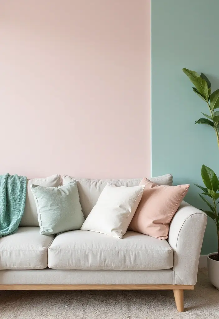 27 Feminine Living Room Decor Ideas That Feel Soft and Modern - 1. Soft Color Palettes