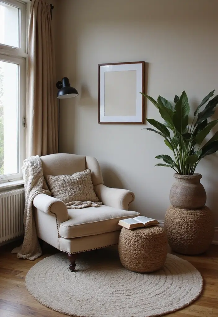 27 Feminine Living Room Decor Ideas That Feel Soft and Modern - 12. Cozy Nooks