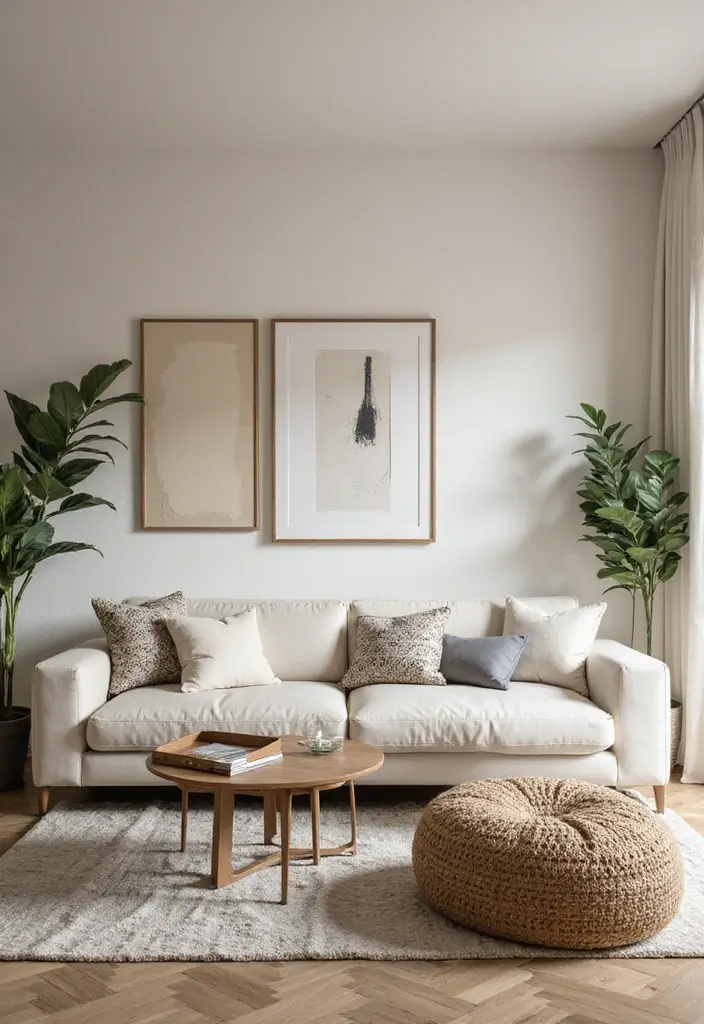 27 Feminine Living Room Decor Ideas That Feel Soft and Modern - 16. Accent Walls