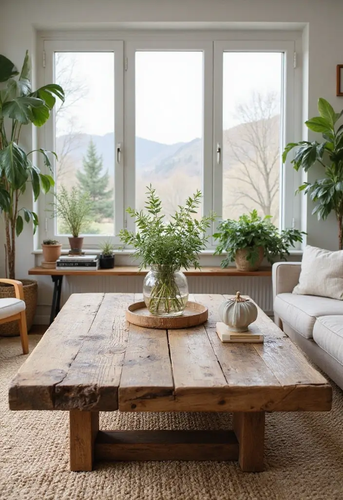 27 Living Room Essentials Ideas That Every Home Needs - 2. Recycled Coffee Tables