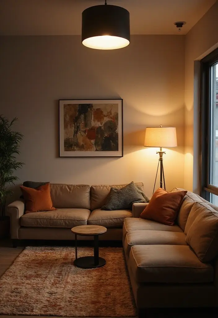 27 Living Room Essentials Ideas That Every Home Needs - 6. Sustainable Lighting Fixtures