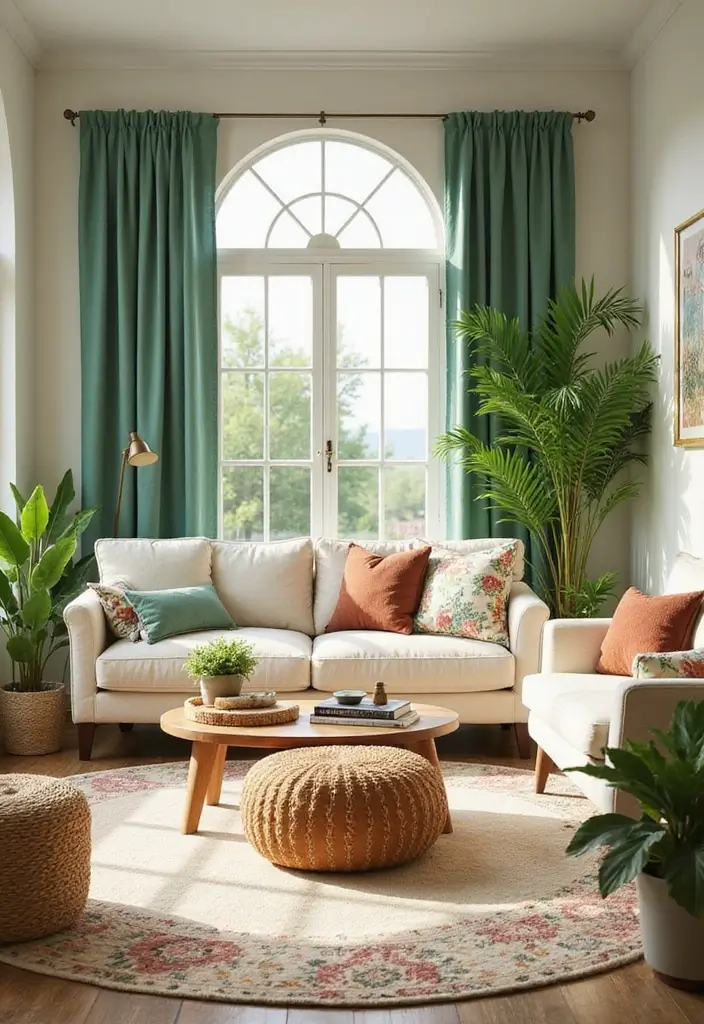 27 Living Room Idea Bloxburg Designs That Feel Cozy and Creative - 12. Garden Retreat