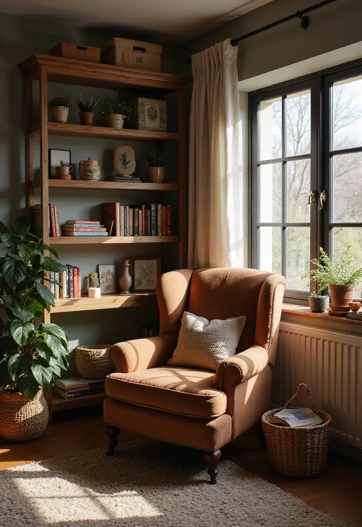 27 Living Room Idea Bloxburg Designs That Feel Cozy and Creative - 18. Cozy Reading Corner