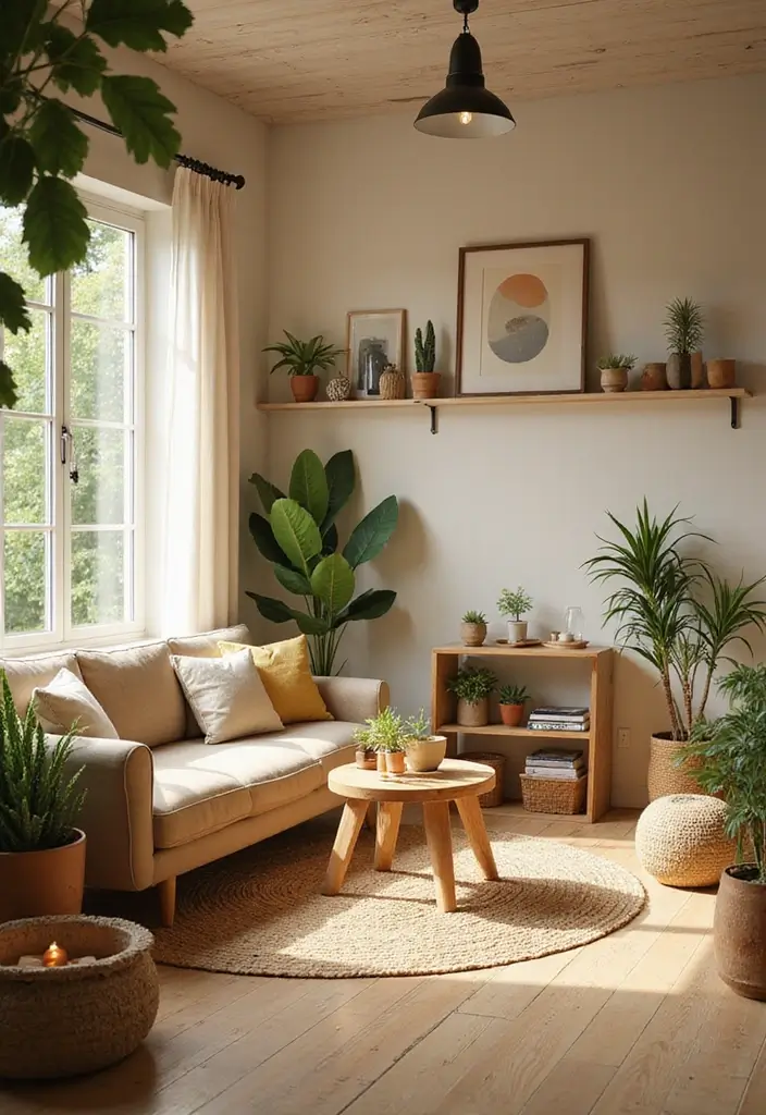 27 Living Room Idea Bloxburg Designs That Feel Cozy and Creative - 22. Nature-Inspired Design