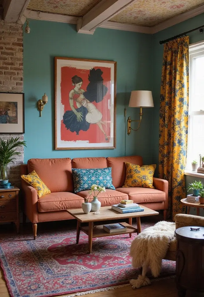 27 Living Room Idea Bloxburg Designs That Feel Cozy and Creative - 7. Eclectic Mix