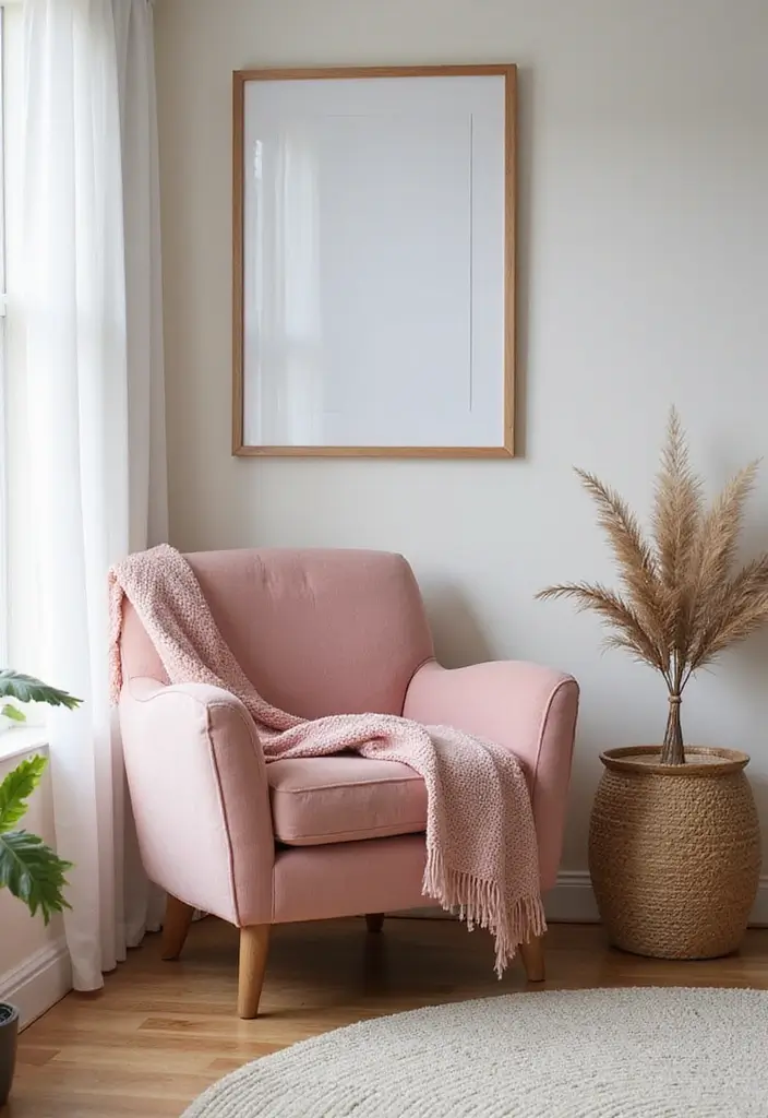 27 Living Room Pink Ideas That Feel Feminine and Warm - 16. Pink Accent Chairs