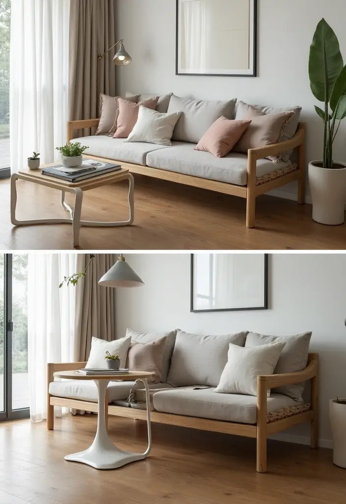 27 Living Room With Bench Ideas That Add Seating and Style - 15. Convertible Bench Designs