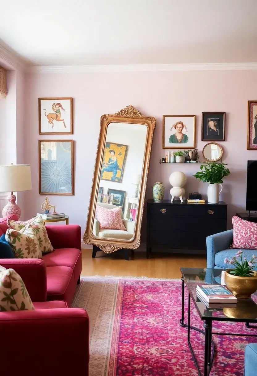 27 Mirrors Living Room Ideas That Reflect Style and Light - 14. Mirrors in Unexpected Places