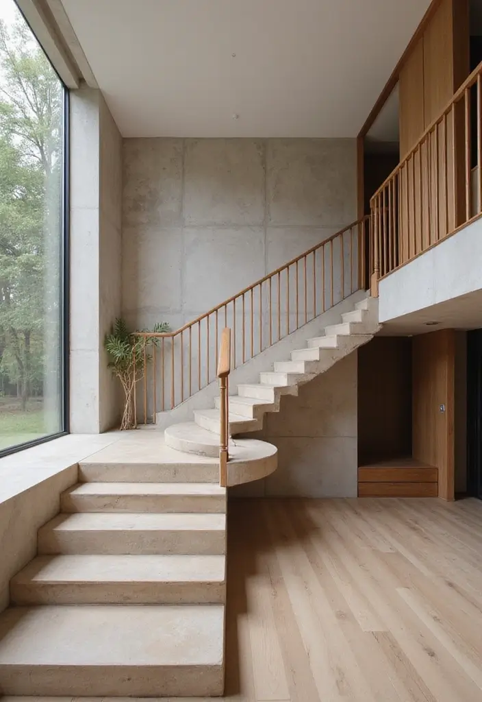 27 Open Stairs in Living Room Ideas That Look Modern and Spacious - 14. Multi-Level Steps