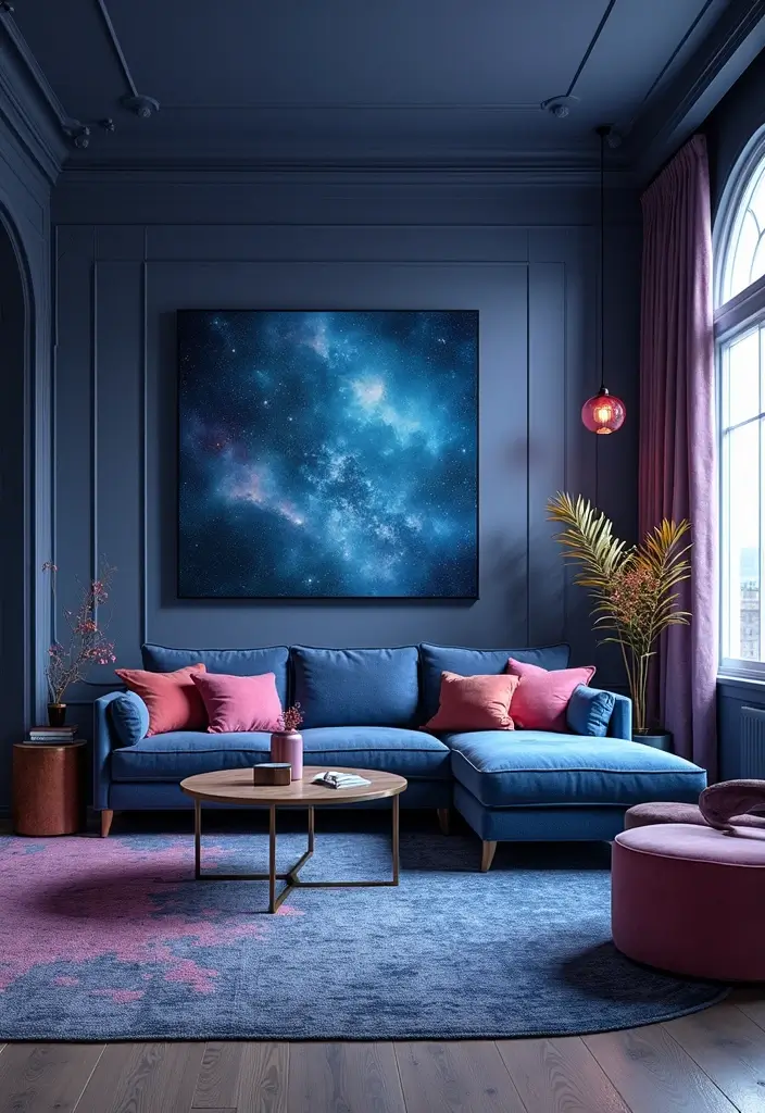 27 Star Wars Living Room Ideas That Feel Futuristic and Fun - 1. Galactic Color Palette