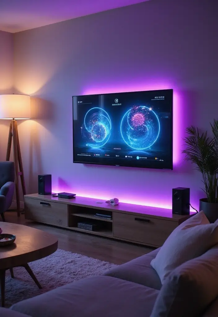 27 Star Wars Living Room Ideas That Feel Futuristic and Fun - 12. Futuristic Tech Integration
