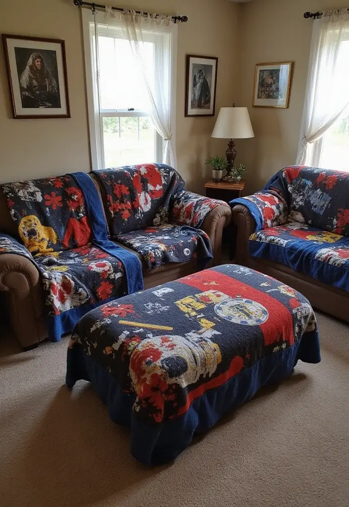 27 Star Wars Living Room Ideas That Feel Futuristic and Fun - 21. Cozy Star Wars Throws