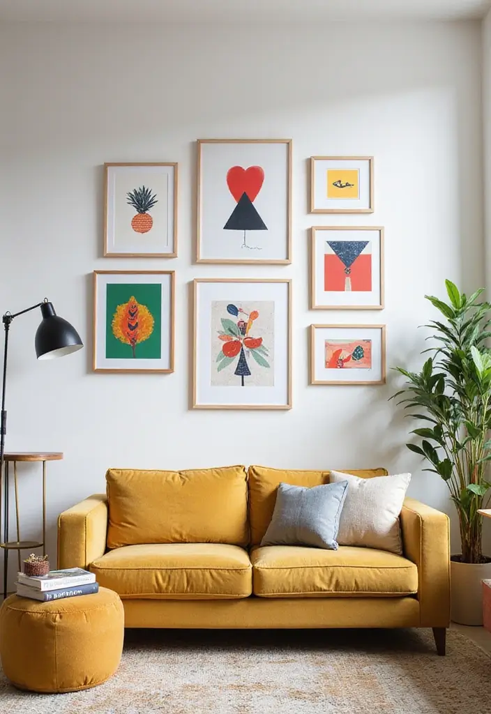 27 Toca Boca Living Room Ideas Modern Mansion That Feel Fun and Creative - 2. Playful Wall Art