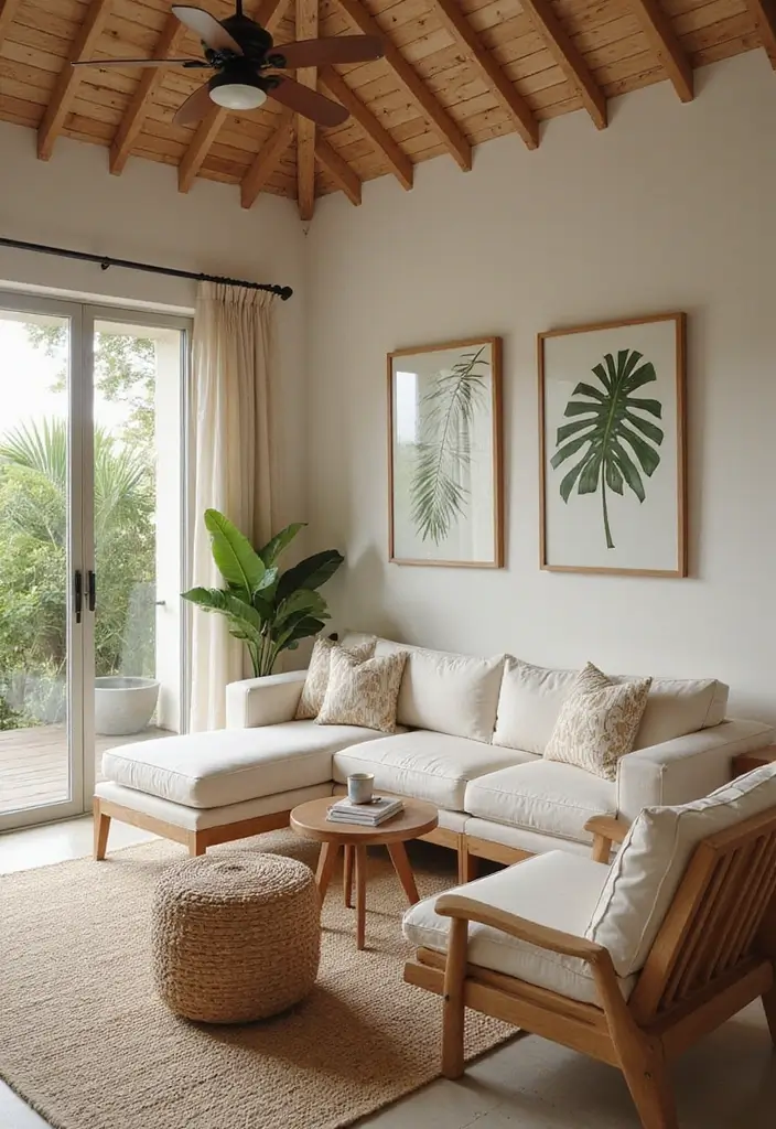 27 Tropical Living Room Ideas That Feel Bright and Relaxed - 27. Embrace the Relaxed Lifestyle