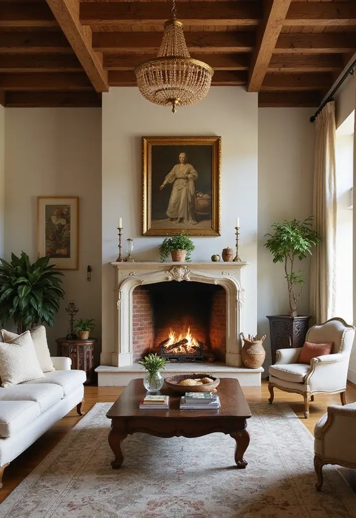 27 Villa Living Room Ideas That Feel Elegant and Expansive - 14. Cozy Fireplaces