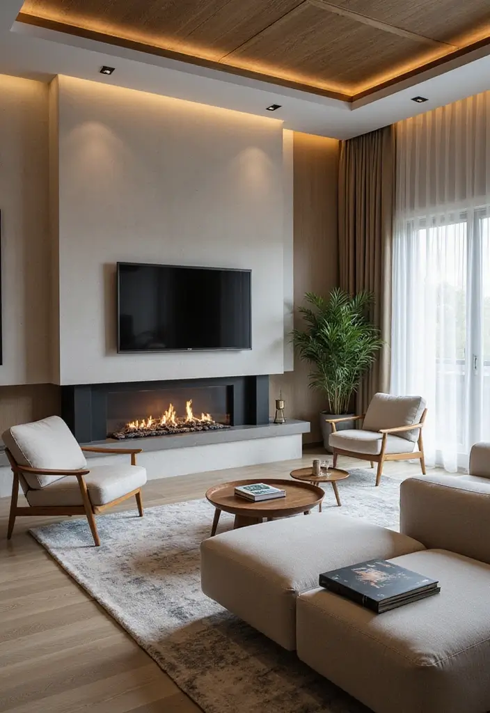 27 Villa Living Room Ideas That Feel Elegant and Expansive - 15. Integrated Technology