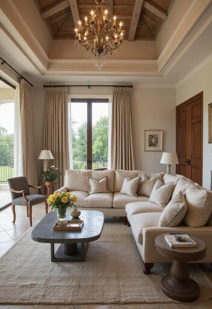 27 Villa Living Room Ideas That Feel Elegant and Expansive - 19. Elegant Dining Area Integration