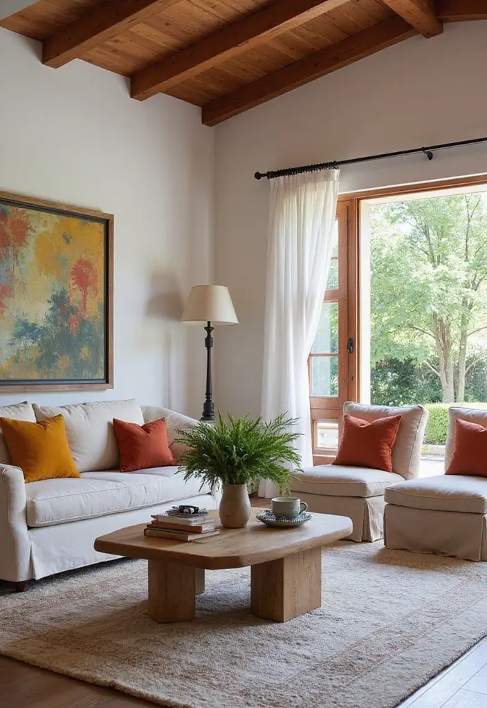 27 Villa Living Room Ideas That Feel Elegant and Expansive - 27. Accent Furniture Pieces