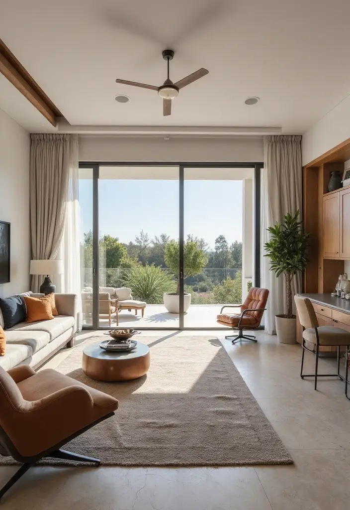 27 Villa Living Room Ideas That Feel Elegant and Expansive - 3. Open Concept Layout