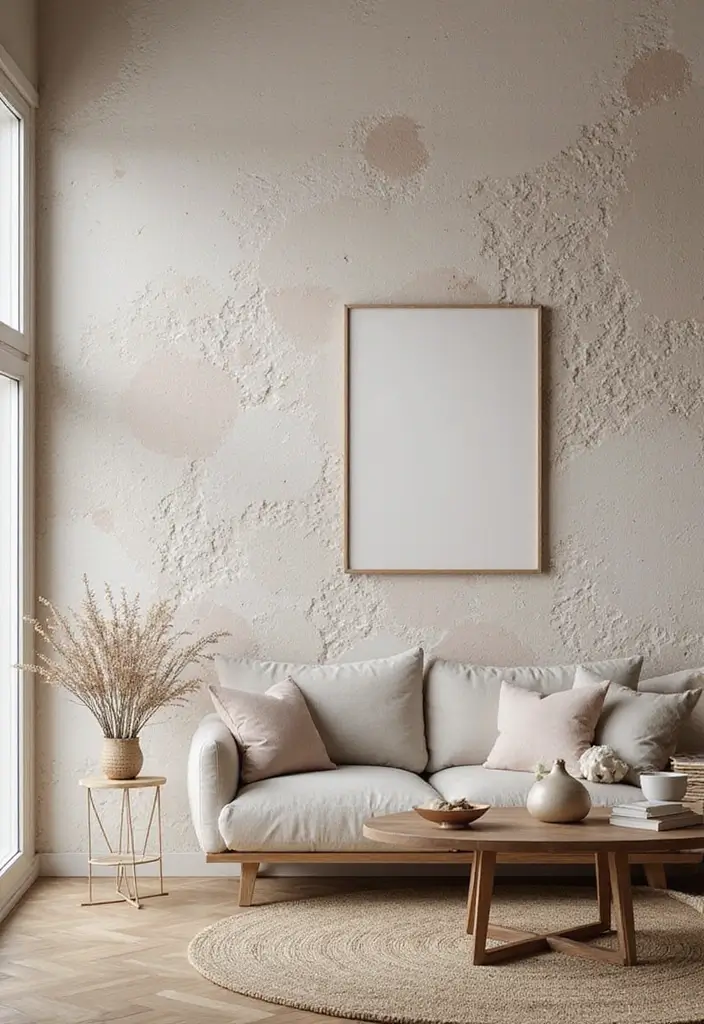 27 Wall Features Ideas Living Room That Add Texture and Depth - 26. Coral Reef Textures