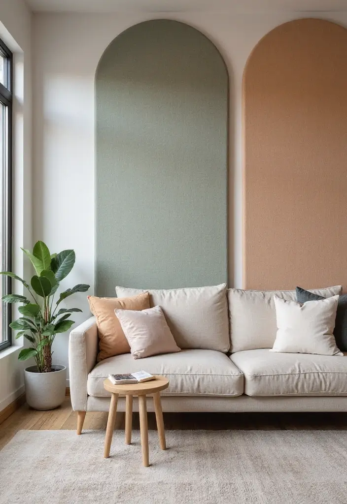 27 Wall Features Ideas Living Room That Add Texture and Depth - 4. Fabric Wall Panels