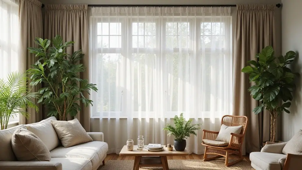 28 Aesthetic Curtains Living Room Ideas That Feel Modern and Chic