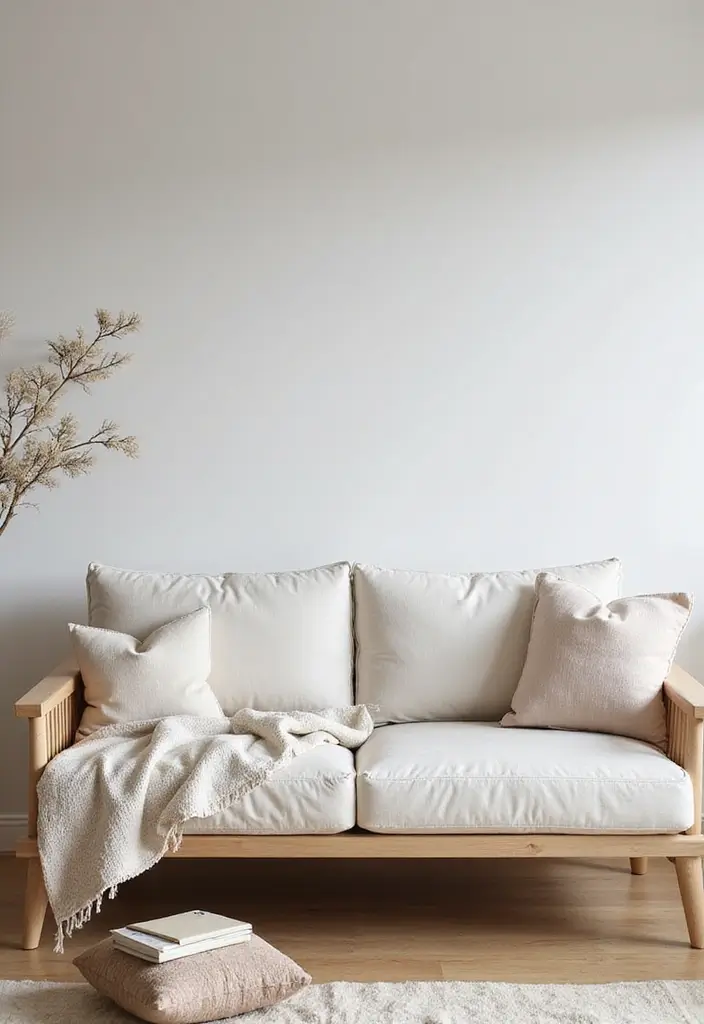 28 Couch Designs for Living Room Ideas That Combine Comfort and Style - 11. Scandinavian Minimalist Couch