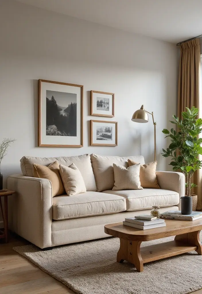 28 Couch Designs for Living Room Ideas That Combine Comfort and Style - 17. Customizable Fabric Sofa