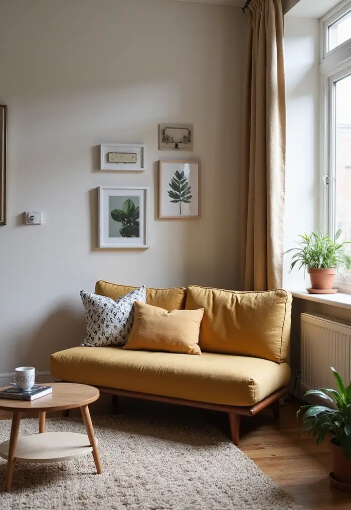 28 Couch Designs for Living Room Ideas That Combine Comfort and Style - 19. Compact Love Seat