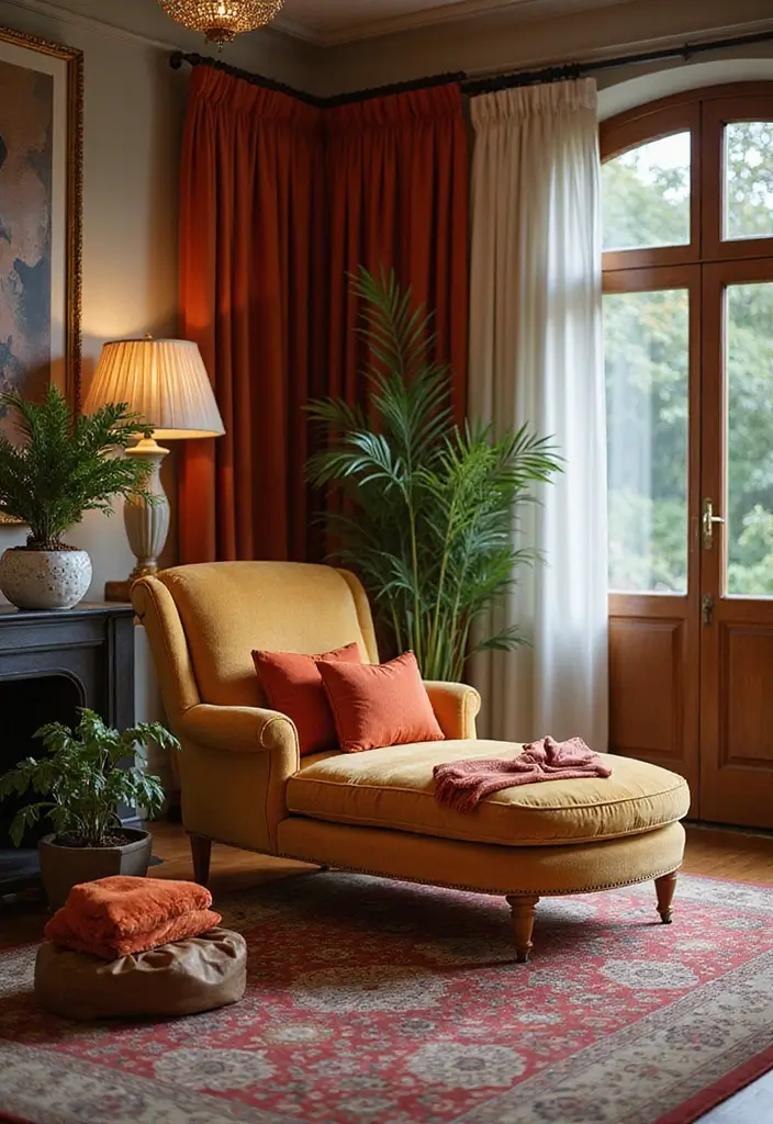 28 Couch Designs for Living Room Ideas That Combine Comfort and Style - 22. Elegant Chaise Lounge