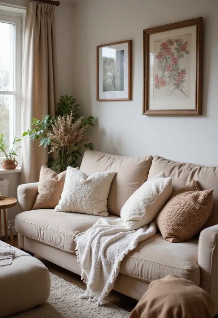 28 Couch Designs for Living Room Ideas That Combine Comfort and Style - 28. Cozy Plush Sofa