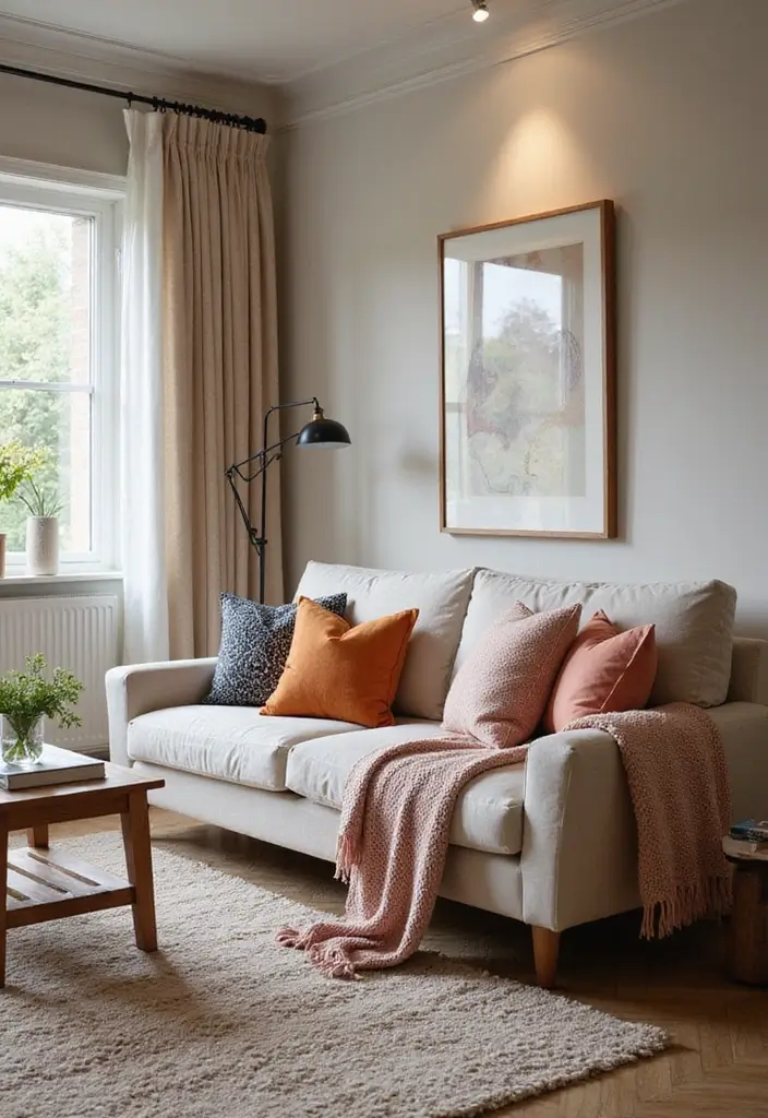 28 Couch Designs for Living Room Ideas That Combine Comfort and Style - 3. Linen Sofa Bed