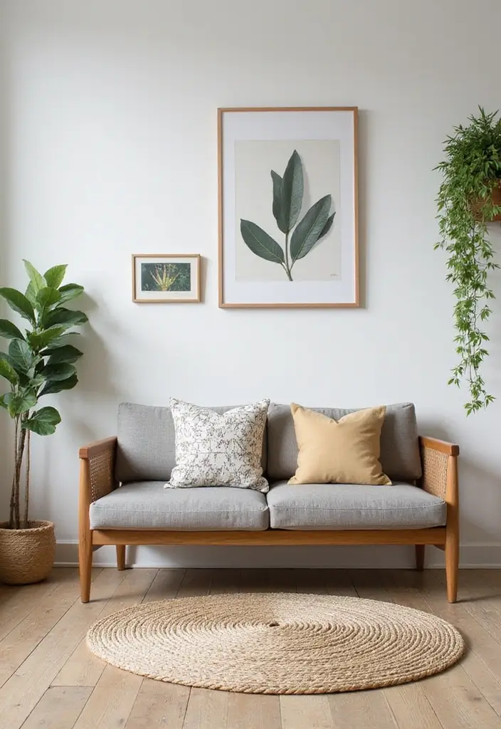 28 Couch Designs for Living Room Ideas That Combine Comfort and Style - 8. Mid-Century Modern Loveseat