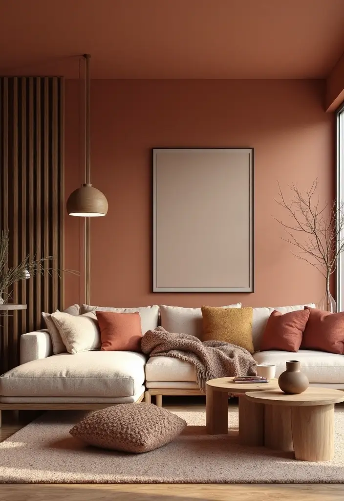 28 Family Living Room Ideas That Feel Warm and Functional - 3. Warm Color Palettes