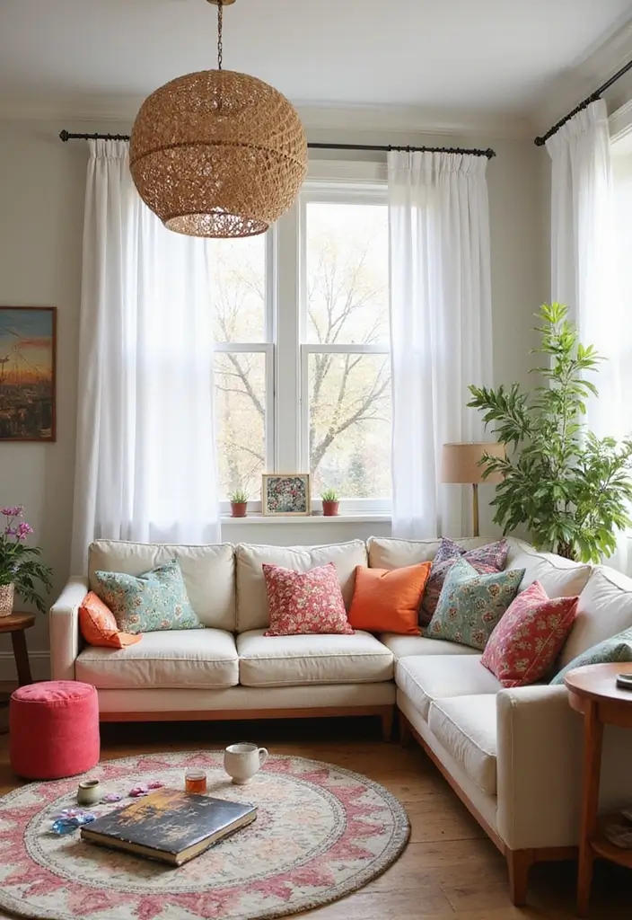 28 Florida Living Room Ideas That Feel Breezy and Coastal - 23. Playful Accessories