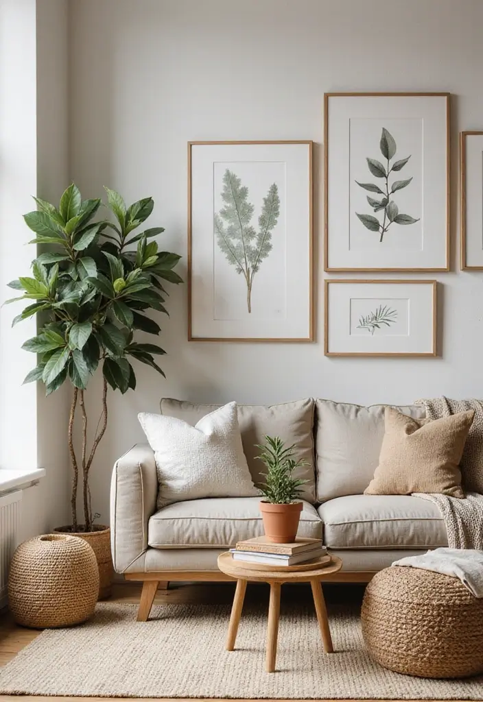 28 Florida Living Room Ideas That Feel Breezy and Coastal - 24. Outdoor-Inspired Decor