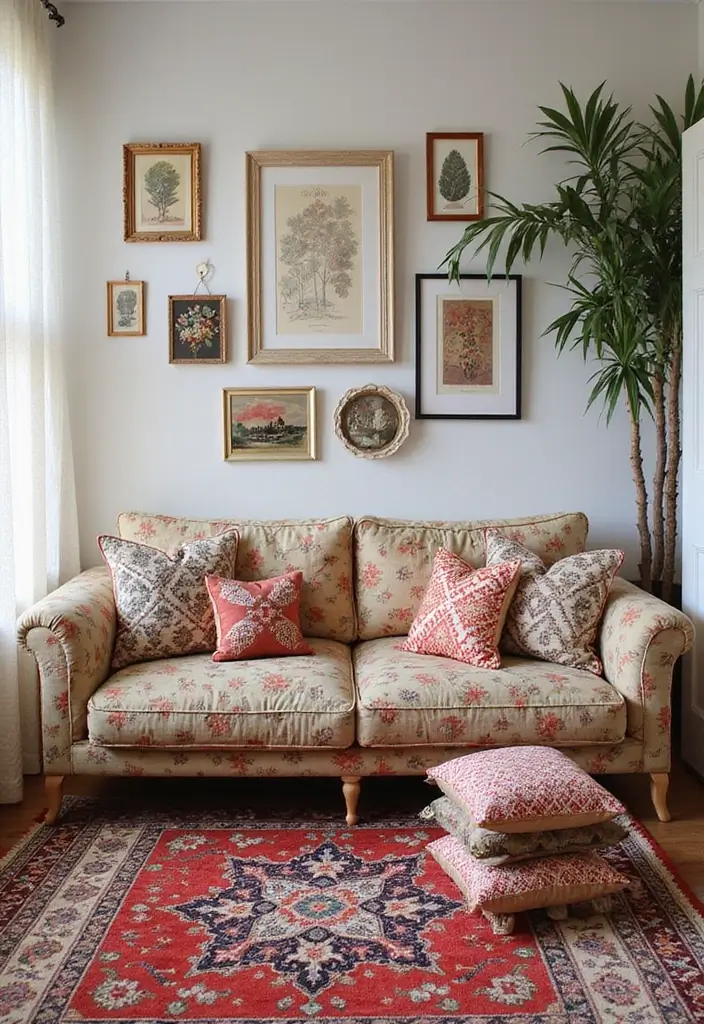 28 Florida Living Room Ideas That Feel Breezy and Coastal - 9. Mix and Match Patterns