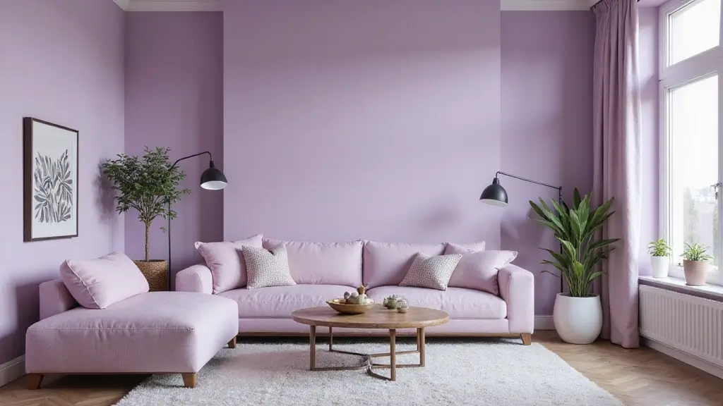 28 Lilac Living Room Ideas That Feel Soft and Elegant