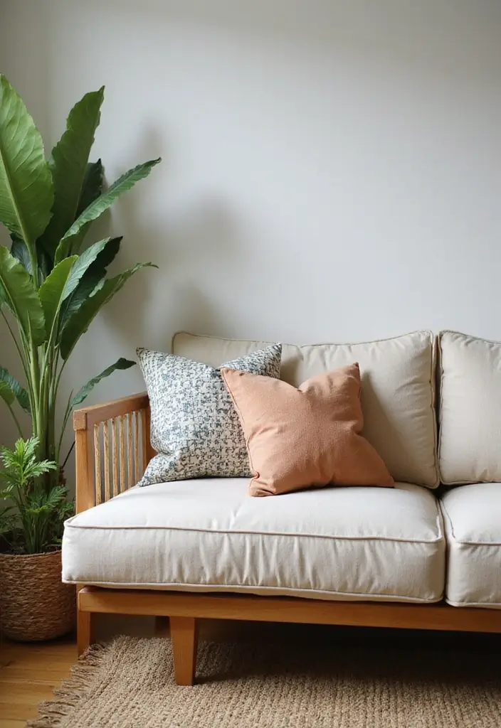 28 Living Room Essentials List for a Cozy and Functional Space - 1. Sustainable Sofa