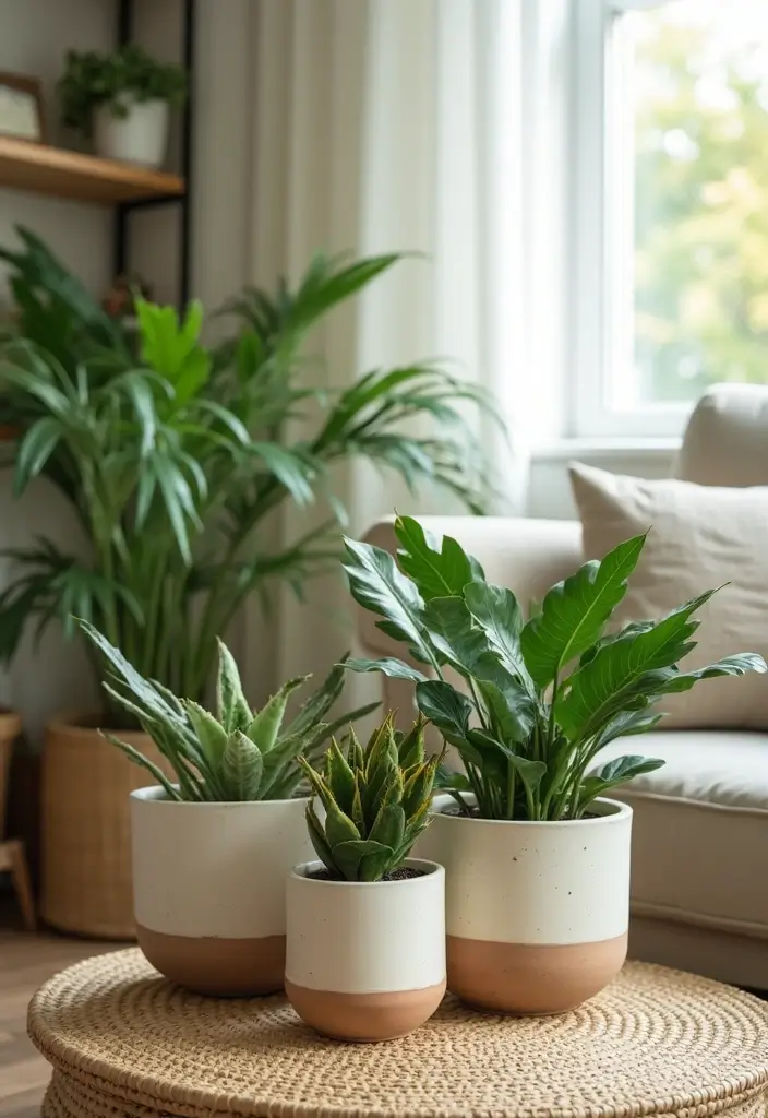 28 Living Room Essentials List for a Cozy and Functional Space - 23. Biodegradable Planters