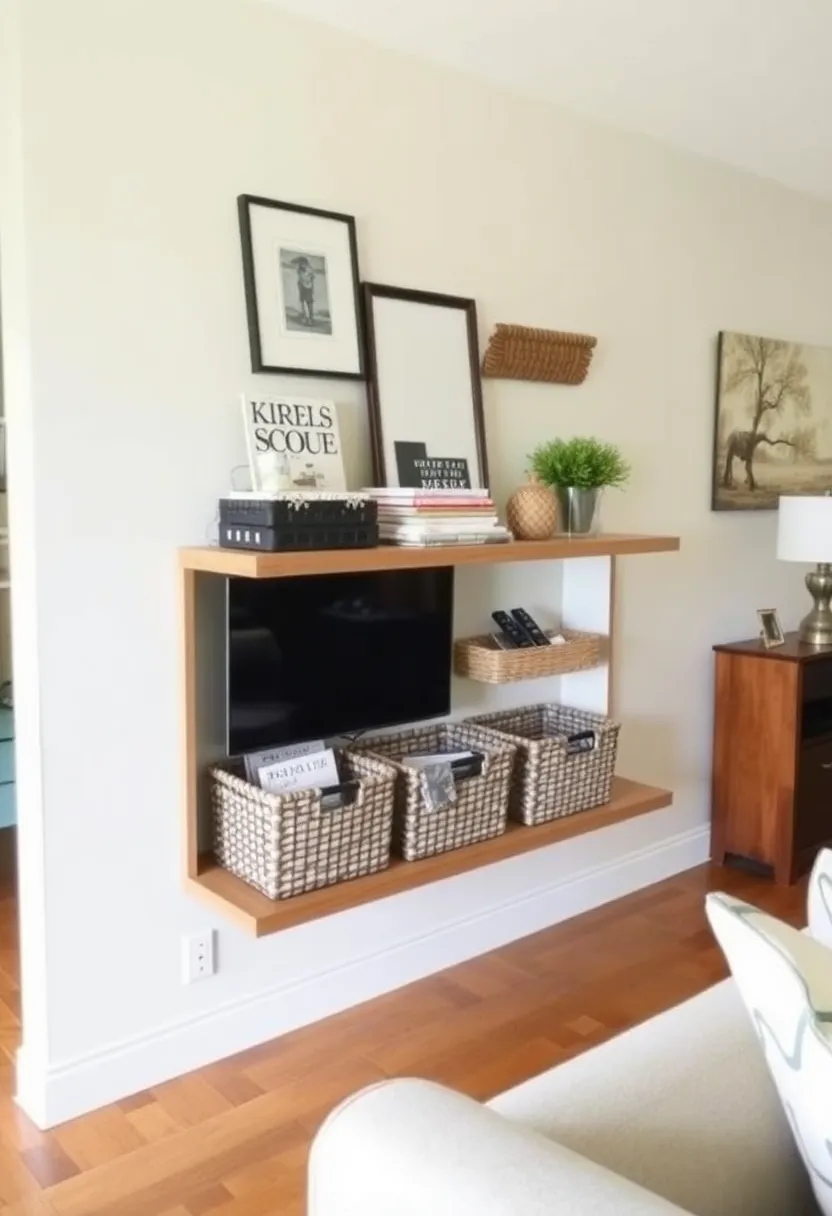 28 Living Room Shelves Decor Ideas That Add Personality and Function - 15. Open Shelving with a Purpose