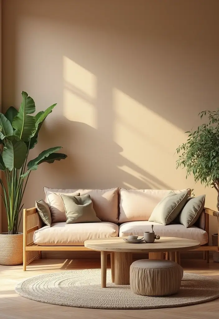 28 Living Room Wallpaper Ideas Modern Looks That Transform Walls - 7. Nature's Palette: Earthy Tones