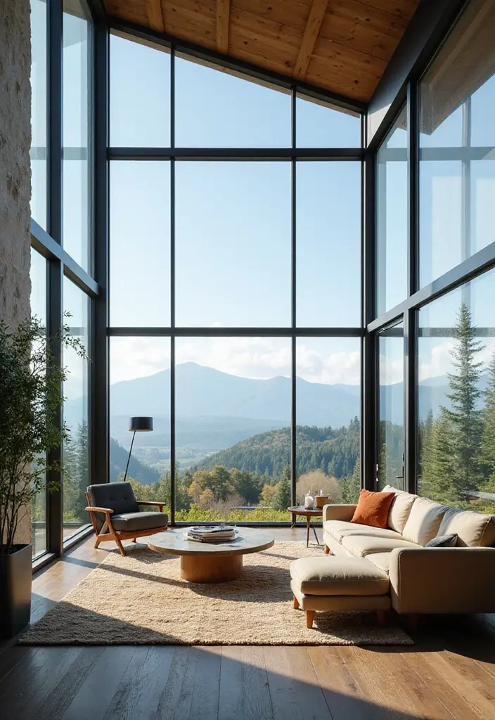 28 Living Room With Lots of Windows Ideas That Feel Airy and Open - 1. Floor-to-Ceiling Windows