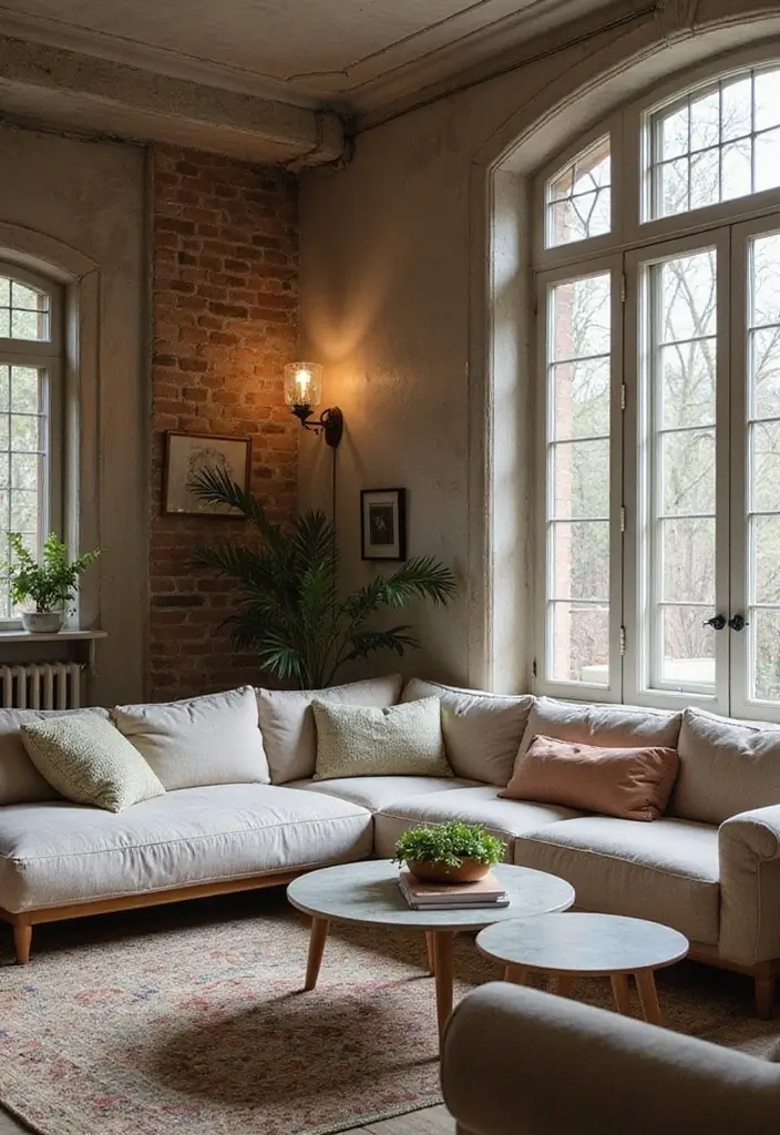 28 Living Room With Lots of Windows Ideas That Feel Airy and Open - 13. Layering Textures for Depth