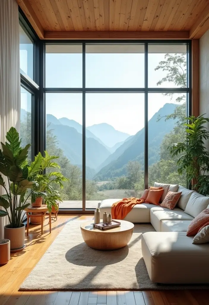 28 Living Room With Lots of Windows Ideas That Feel Airy and Open - 5. Large Picture Windows