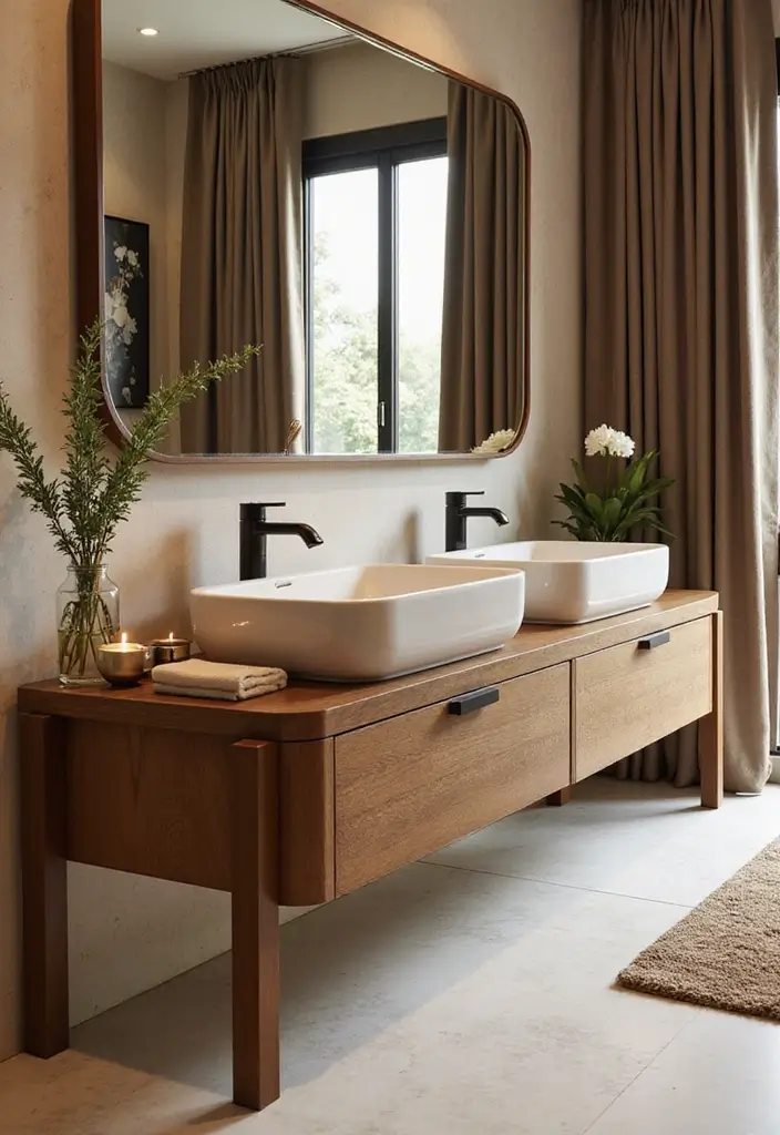 28 Wash Basin Ideas in Living Room Indian Homes That Blend Function and Design - 17. Dual Wash Basin Setup